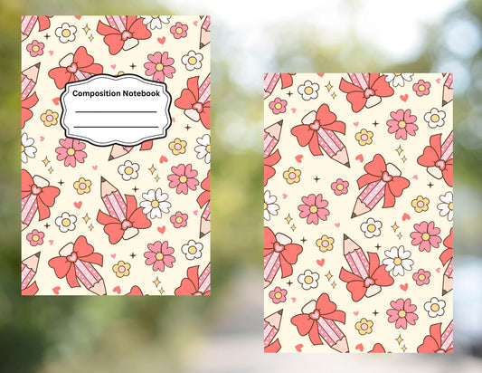 Bow pencil - STICKER -  Notebook
